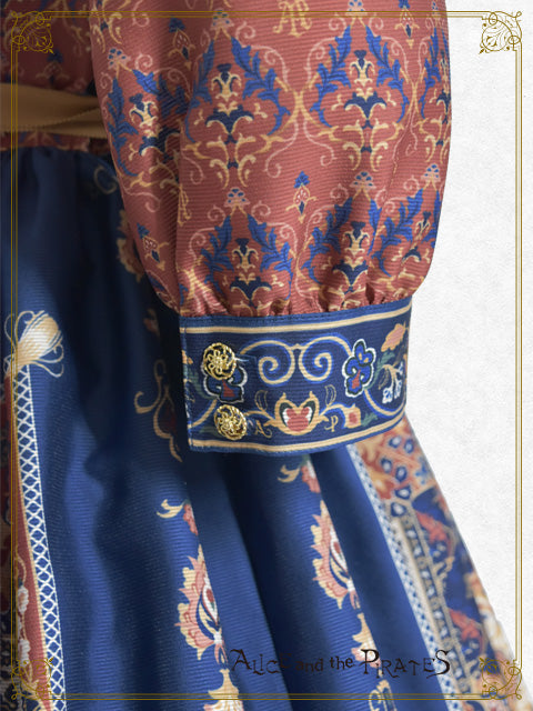 [Pre-order] Persian rug～medallion design that weaves wishes～one piece dress