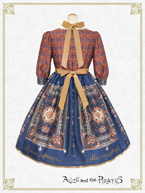 [Pre-order] Persian rug～medallion design that weaves wishes～one piece dress