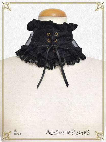 悪戯な天使と悪魔のフリルチョーカー