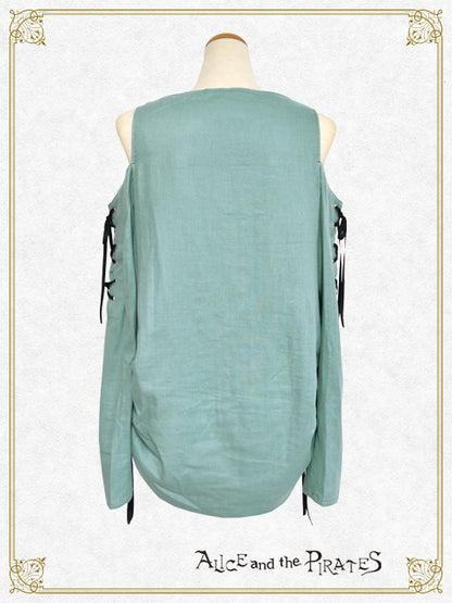 Blaine Clawチェーン飾り付きガーゼプルオーバー