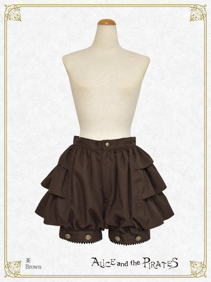 Side frill shorts