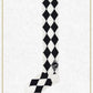 A/P Diamond Pattern Over-the-Knee Socks