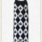 A/P royal diamonds see-through over knee socks