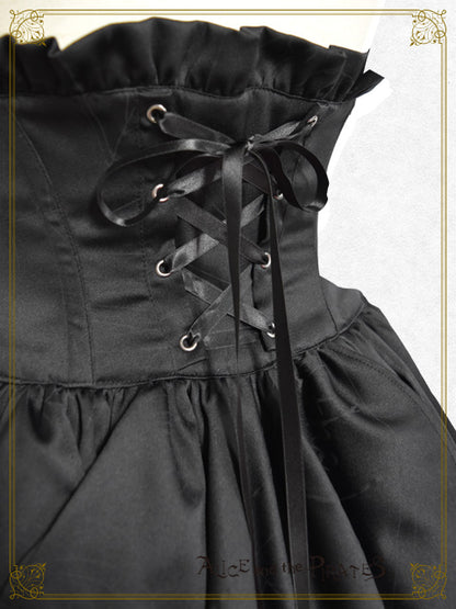 蜘蛛の巣おばけプリントスカート