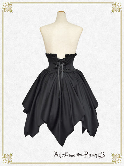 蜘蛛の巣おばけプリントスカート