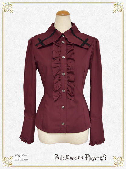 Coffin Collar Blouse