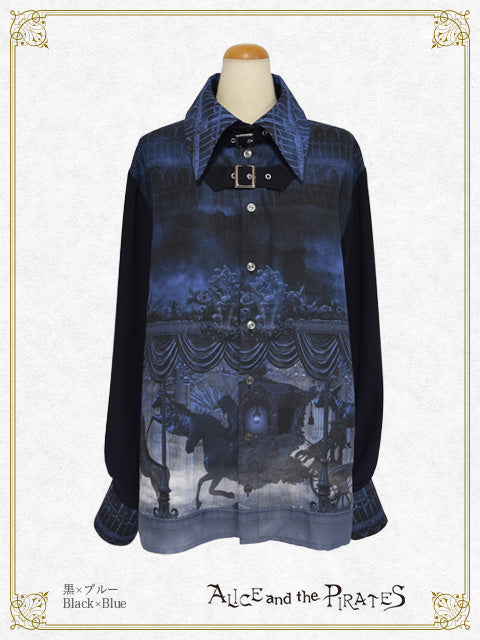 【予約】Haunted Carousel～永遠に巡る死への誘い～柄シャツ