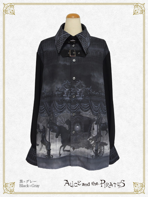 【予約】Haunted Carousel～永遠に巡る死への誘い～柄シャツ