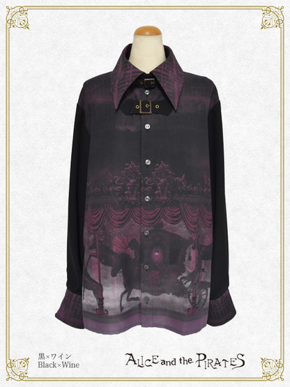 【予約】Haunted Carousel～永遠に巡る死への誘い～柄シャツ