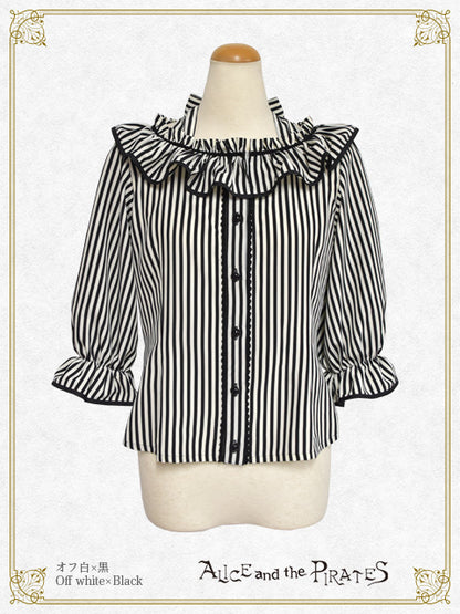 Checkmate Chris Striped Blouse