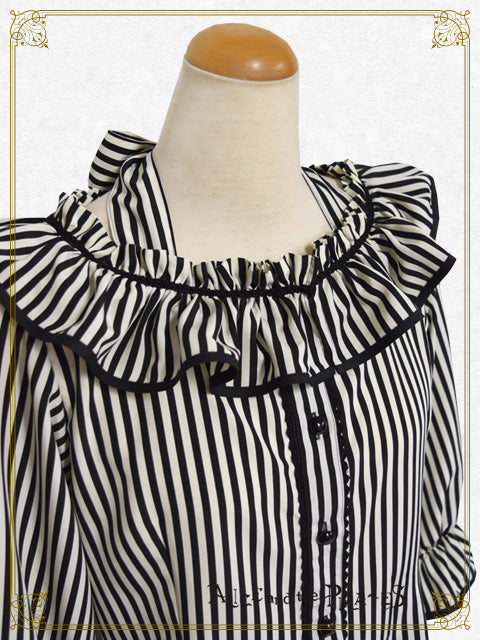 Checkmate Chris Striped Blouse
