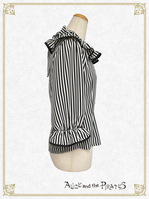 Checkmate Chris Striped Blouse