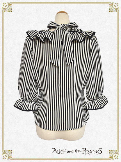 Checkmate Chris Striped Blouse