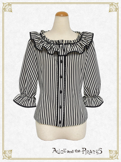 Checkmate Chris Striped Blouse