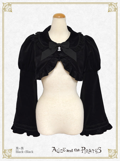 [Pre-order] Antique Dahlia Velveteen Bolero
