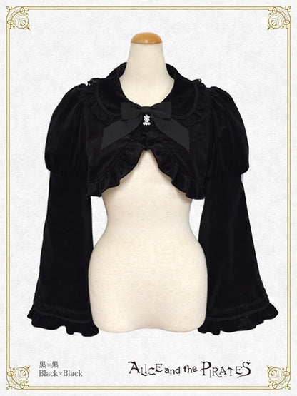[Pre-order] Antique Dahlia Velveteen Bolero