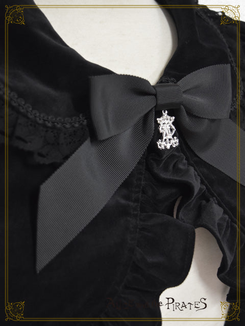 [Pre-order] Antique Dahlia Velveteen Bolero