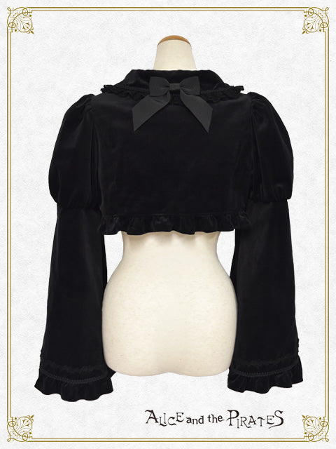 [Pre-order] Antique Dahlia Velveteen Bolero
