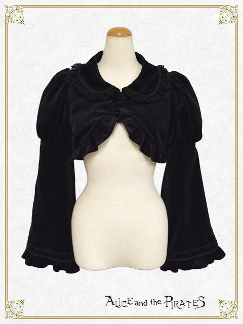 [Pre-order] Antique Dahlia Velveteen Bolero