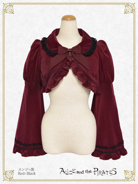 [Pre-order] Antique Dahlia Velveteen Bolero