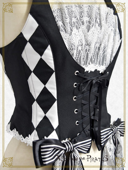 【予約】運命のChess Game～蒼白と漆黒のDamier～ビスチェ