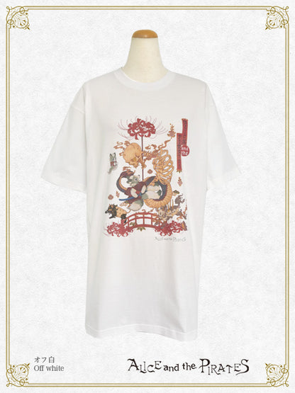 クリスの百鬼夜行～宵に咲き誇る妖の華～柄 Big Tシャツ