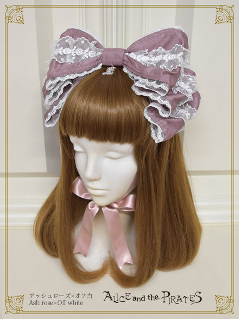 【予約】Dolly Ribbon ヘッドドレス（シャンタン）