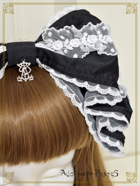 【予約】Dolly Ribbon ヘッドドレス（シャンタン）