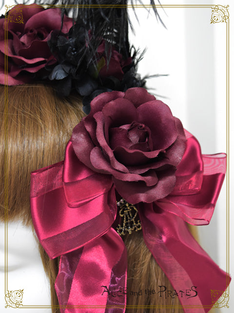 【予約】死の乙女に導かれし者たちのMasquerade 薔薇カチューシャ