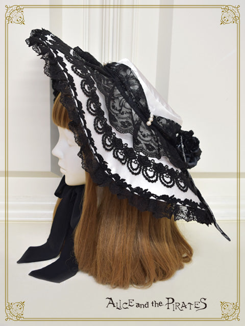 【予約】死の乙女に導かれし者たちのMasquerade ドレスハット