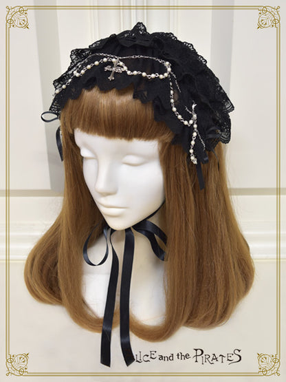 【予約】Lucianaパールチェーンヘッドドレス