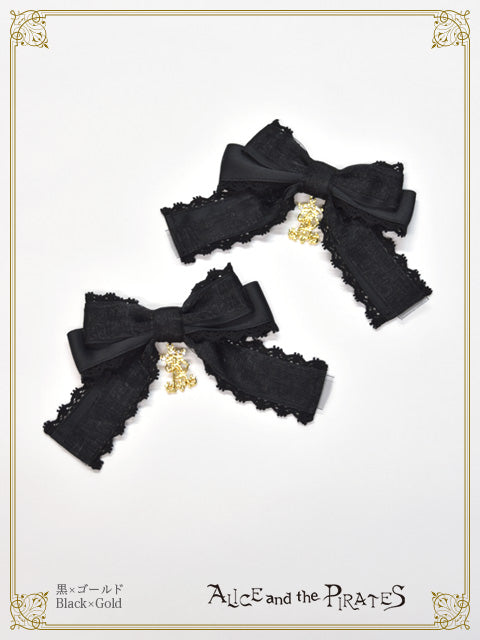 【予約】Cecileダルサテンリボンクリップ