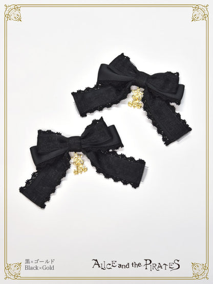 【予約】Cecileダルサテンリボンクリップ