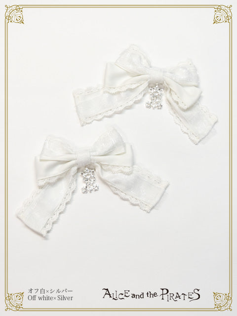 【予約】Cecileダルサテンリボンクリップ