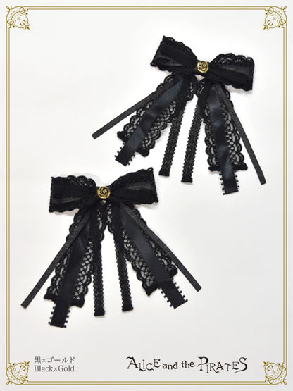 【予約】Cecileレースリボンクリップ