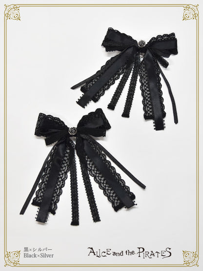 【予約】Cecileレースリボンクリップ