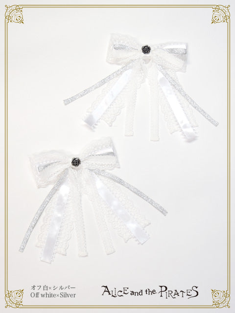 【予約】Cecileレースリボンクリップ