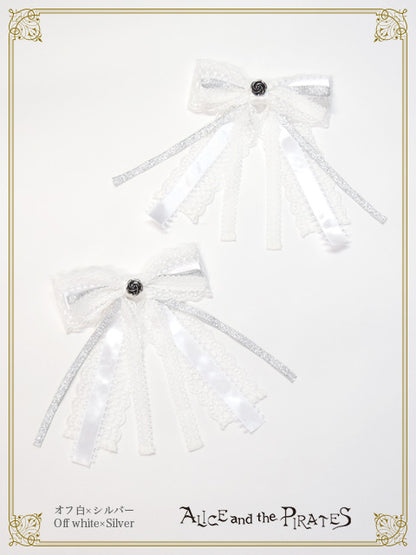 【予約】Cecileレースリボンクリップ