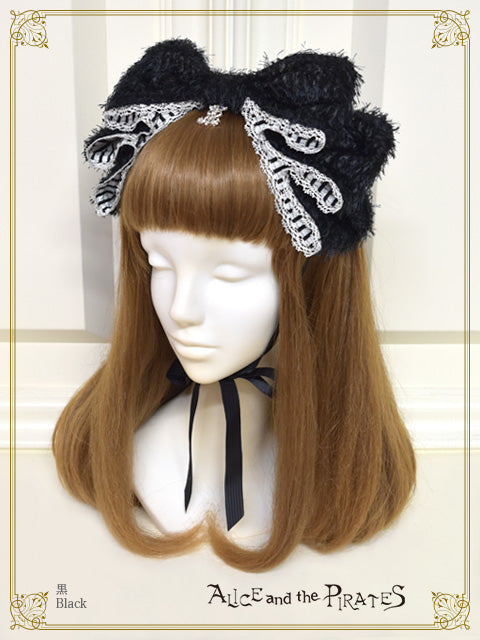 【予約】運命のChess Game～蒼白と漆黒のDamier～リボンヘッドドレス