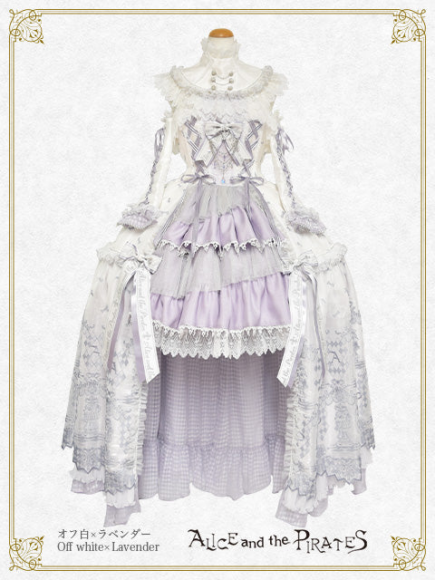 【完全受注生産】Chess Game of Destiny～Queen～embroidery ジャンパースカートドレス＆ネックコルセット＆アームカバー セット