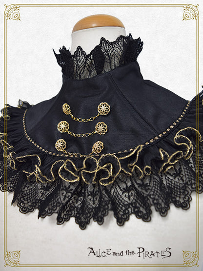 【完全受注生産】Chess Game of Destiny～Queen～embroidery ジャンパースカートドレス＆ネックコルセット＆アームカバー セット