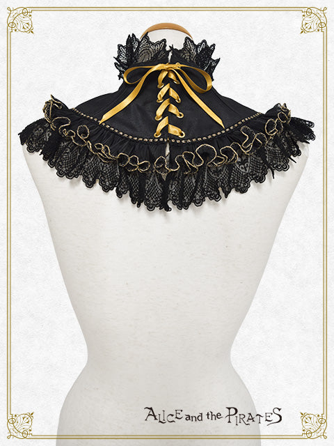 【完全受注生産】Chess Game of Destiny～Queen～embroidery ジャンパースカートドレス＆ネックコルセット＆アームカバー セット
