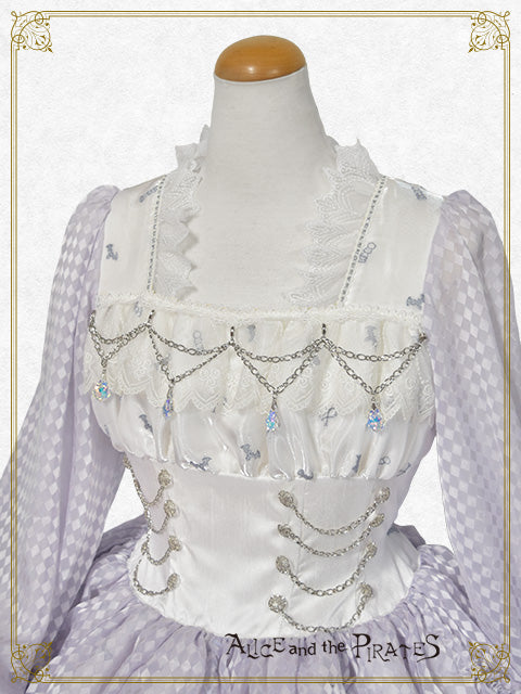 【完全受注生産】Chess Game of Destiny～Queen～embroidery ワンピースドレス＆ネックコルセット セット