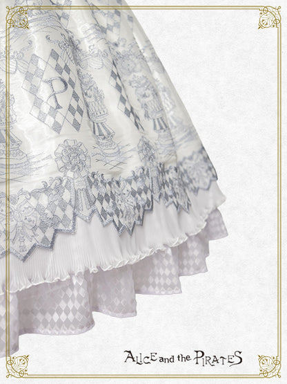 【完全受注生産】Chess Game of Destiny～Queen～embroidery ワンピースドレス＆ネックコルセット セット