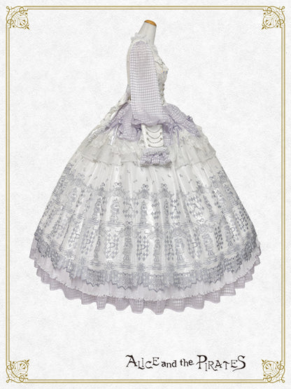 【完全受注生産】Chess Game of Destiny～Queen～embroidery ワンピースドレス＆ネックコルセット セット