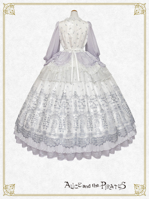 【完全受注生産】Chess Game of Destiny～Queen～embroidery ワンピースドレス＆ネックコルセット セット
