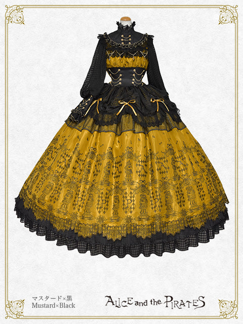 完全受注生産】Chess Game of Destiny～Queen～embroidery ワンピース