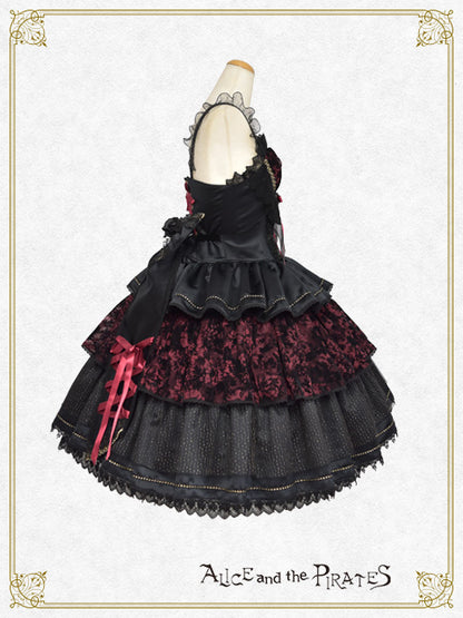 【予約】死者たちの舞踏～Memento Mori～ジャンパースカート