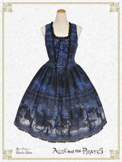 【予約】Haunted Carousel～永遠に巡る死への誘い～柄ジャンパースカート