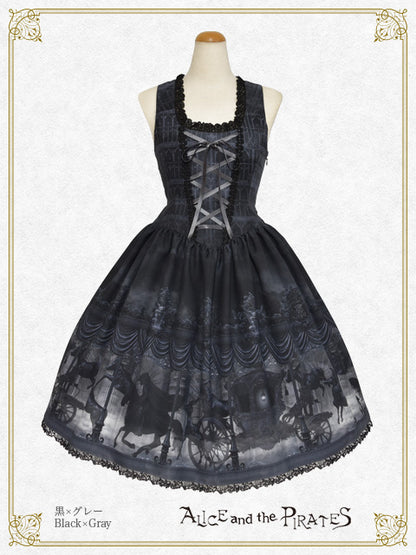 【予約】Haunted Carousel～永遠に巡る死への誘い～柄ジャンパースカート